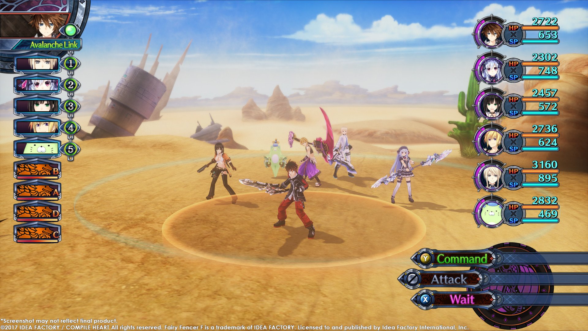 Fairy Fencer F: Advent Dark Force — скриншот 1