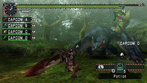 Monster Hunter Freedom Unite — скриншот 1