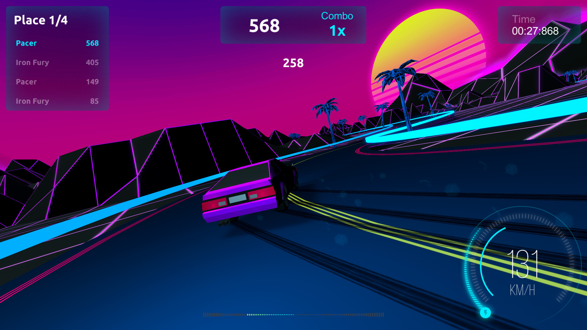 Driftpunk Racer — скриншот 1