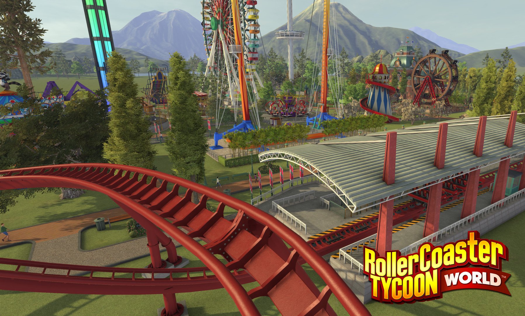RollerCoaster Tycoon World — скриншот 1