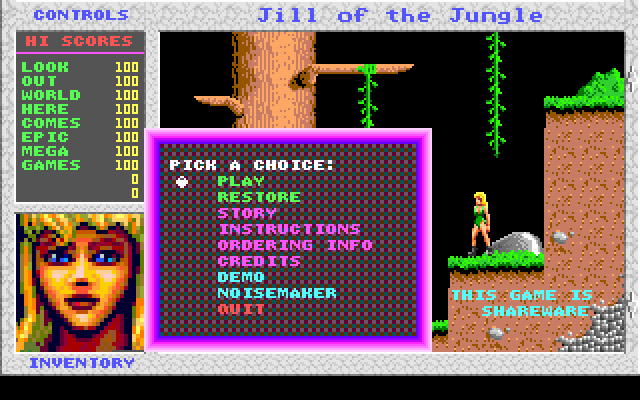 Jill of the Jungle — скриншот 3