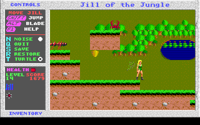 Jill of the Jungle — скриншот 1