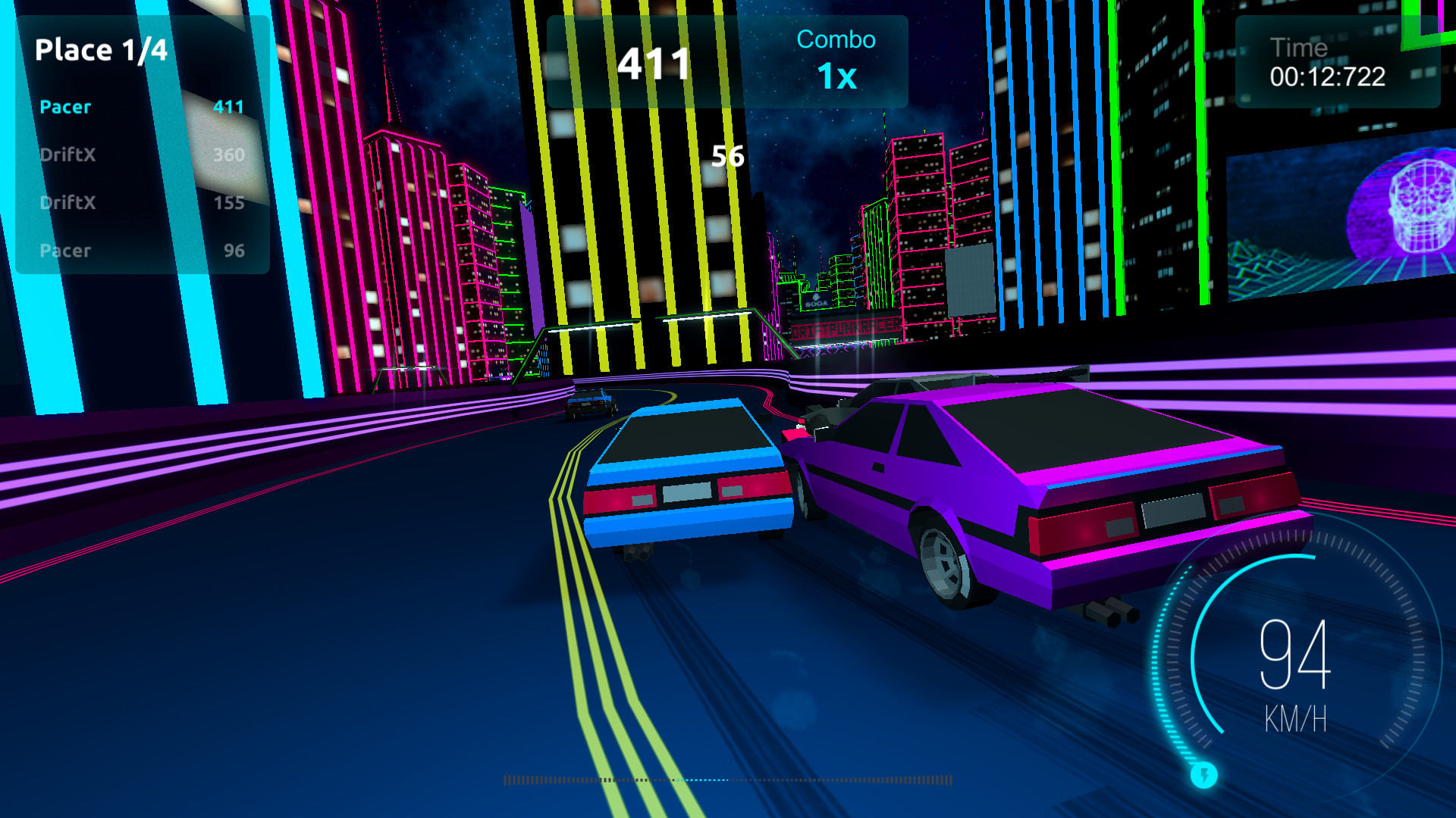 Driftpunk Racer — скриншот 2
