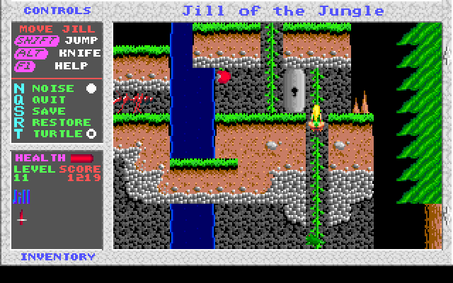 Jill of the Jungle — скриншот 4