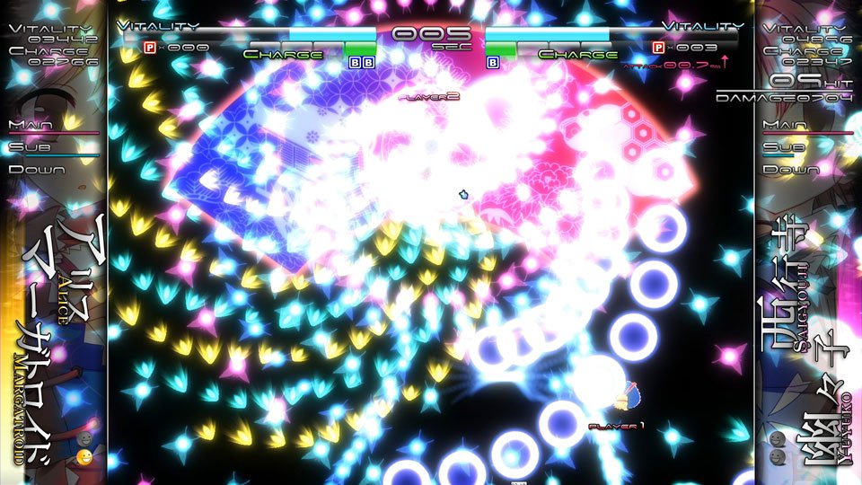 Touhou Genso Rondo: Bullet Ballet — скриншот 1