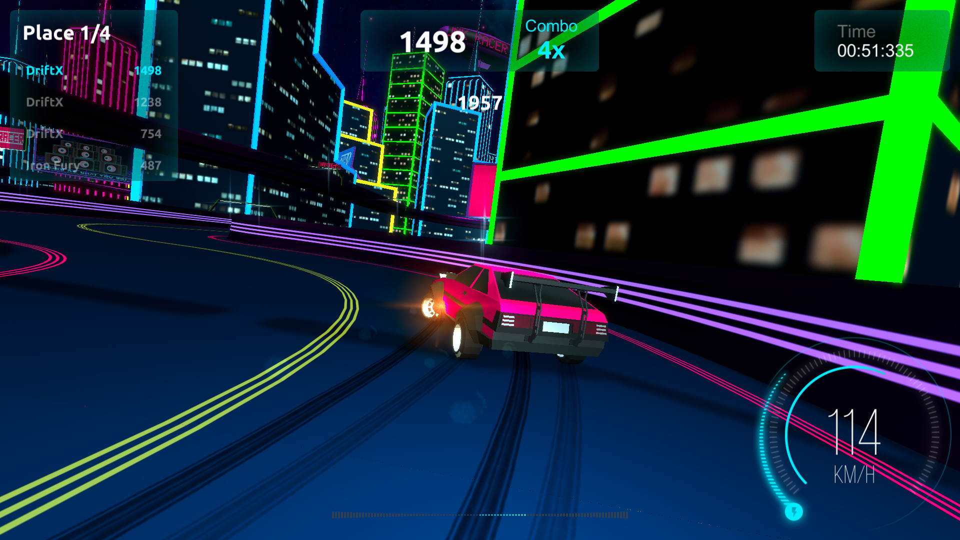 Driftpunk Racer — скриншот 5
