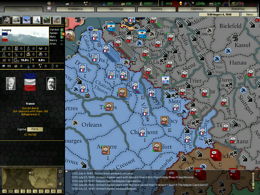 Darkest Hour: A Hearts of Iron Game — скриншот 1