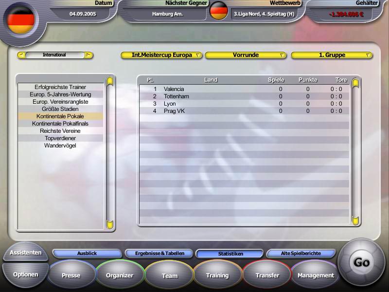 Anstoss 2005 — скриншот 7