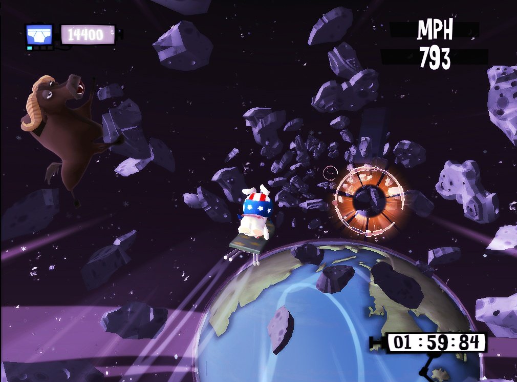 Rayman Raving Rabbids TV Party — скриншот 2