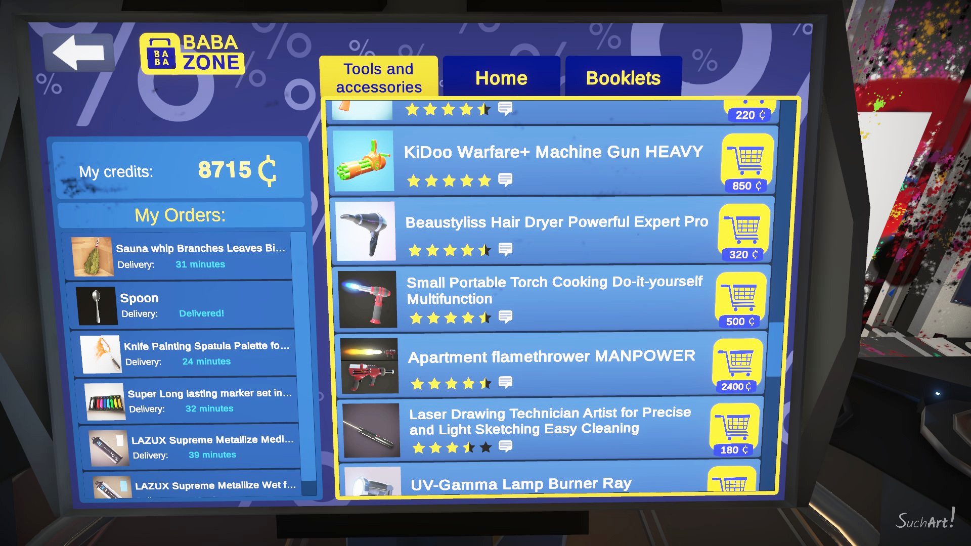 Скриншот 3 игры SuchArt: Genius Artist Simulator