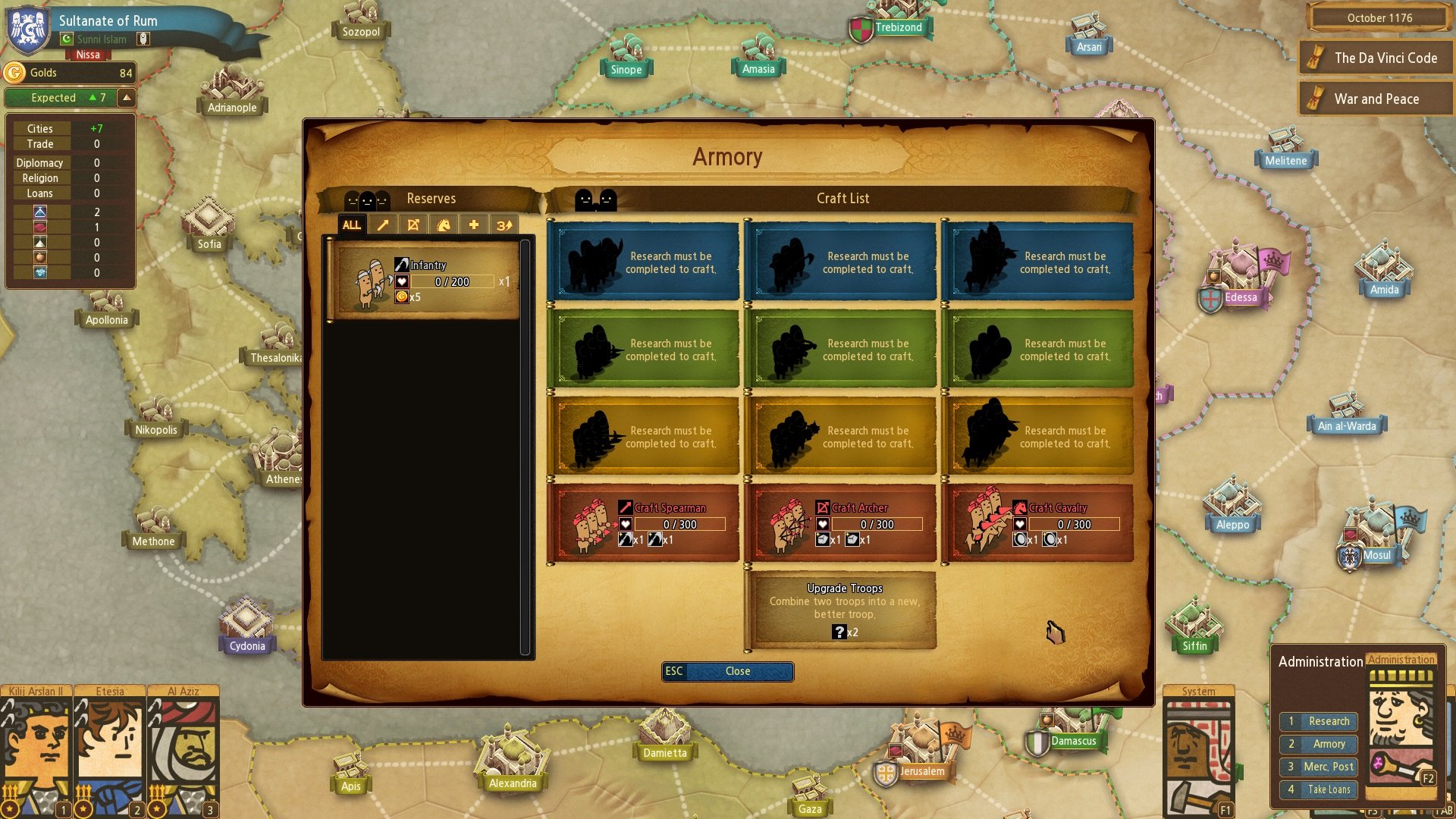 Army and Strategy: The Crusades — скриншот 8