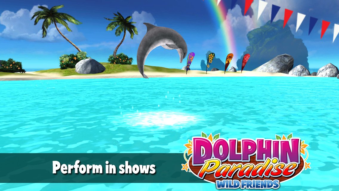 Dolphin Paradise: Wild Friends — скриншот 3