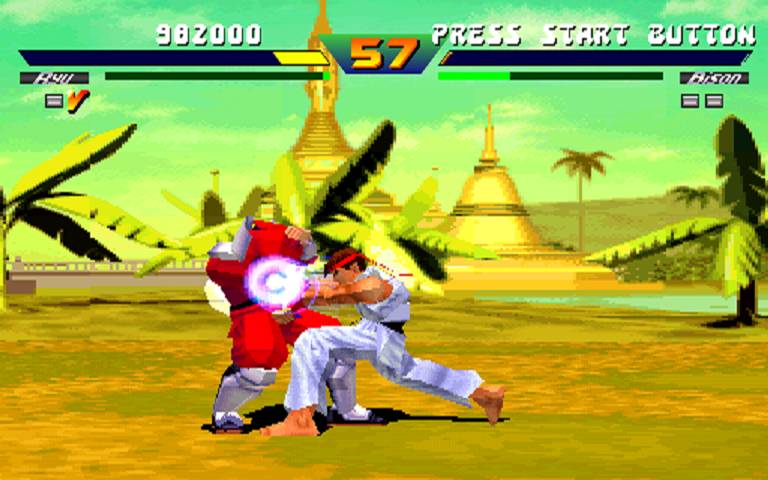Street Fighter EX Plus Alpha — скриншот 1