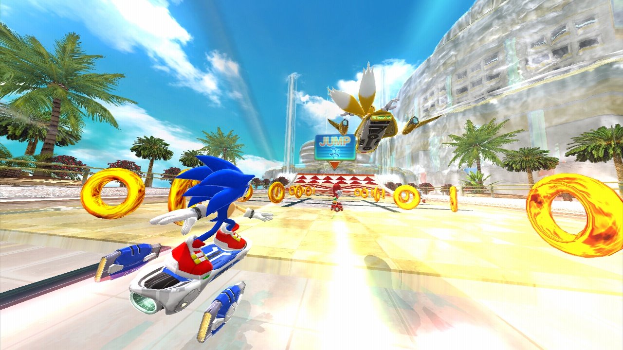 Sonic Free Riders — скриншот 4