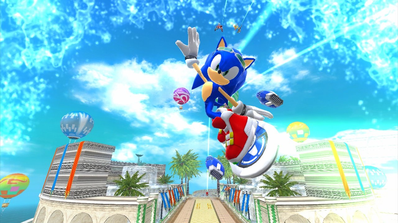 Sonic Free Riders — скриншот 6