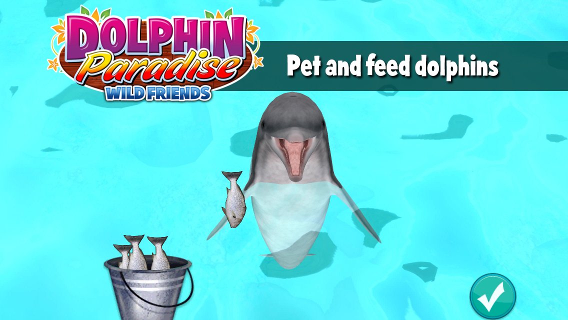 Dolphin Paradise: Wild Friends — скриншот 2
