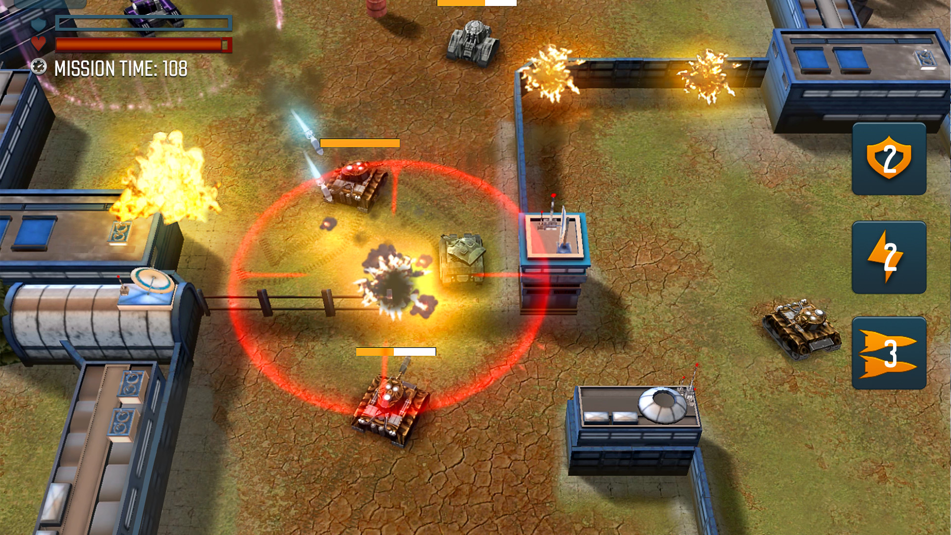 Tank Battle Heroes — скриншот 4