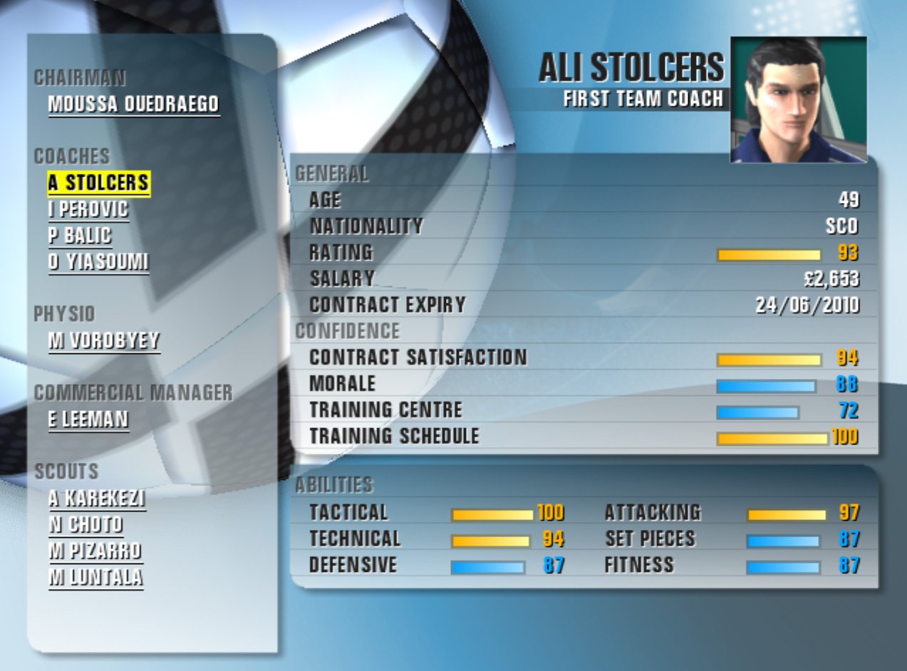 Premier Manager 2006-2007 — скриншот 2