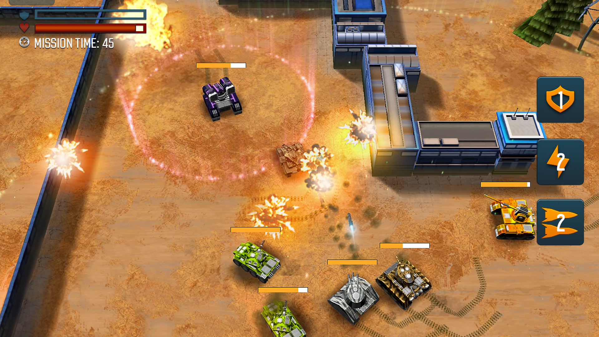 Tank Battle Heroes — скриншот 1