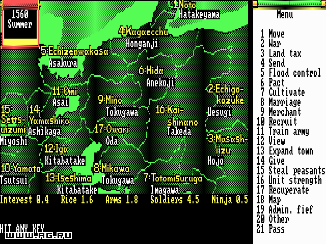 Nobunaga's Ambition — скриншот 8