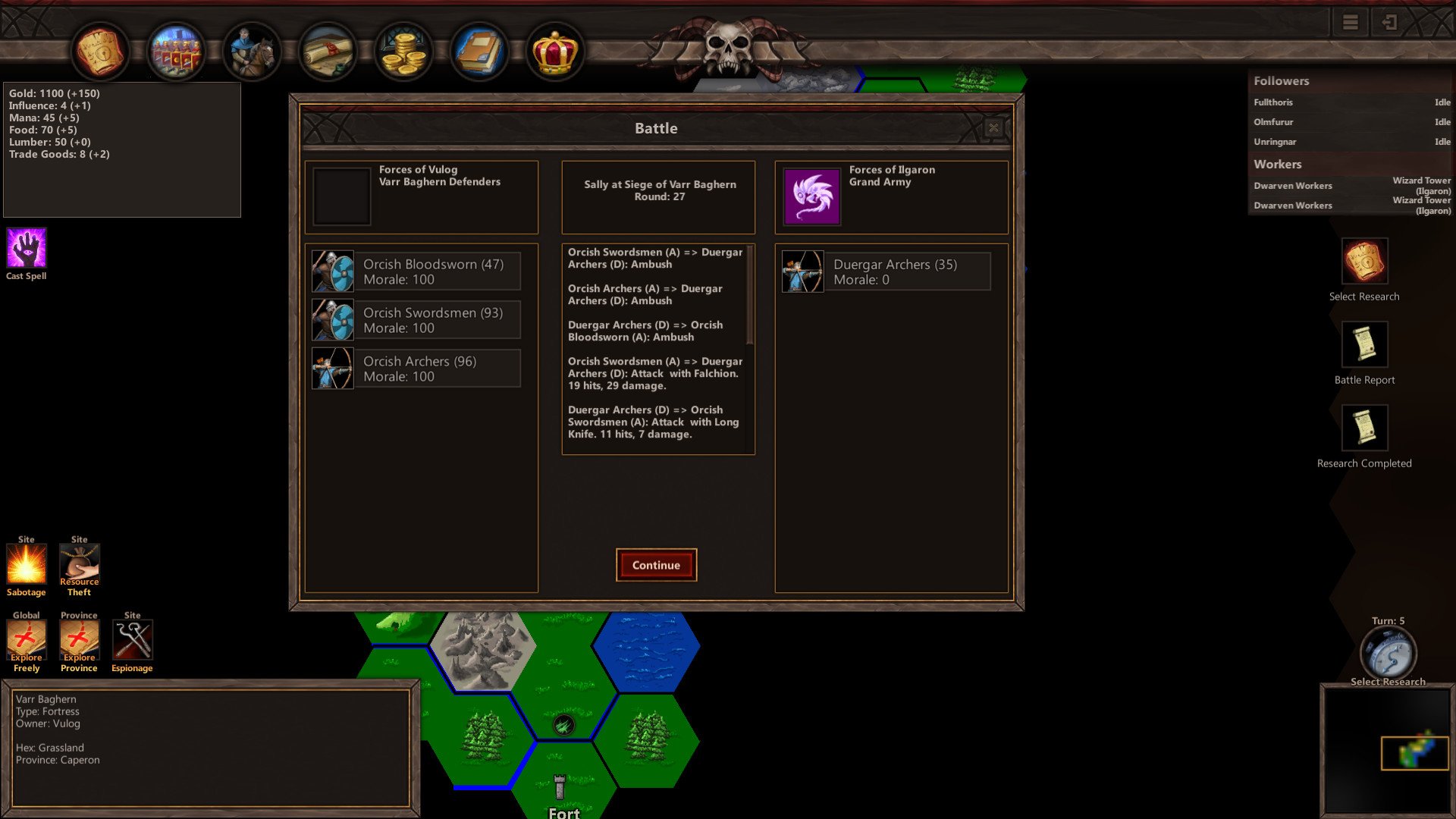 Wizards and Warlords — скриншот 4