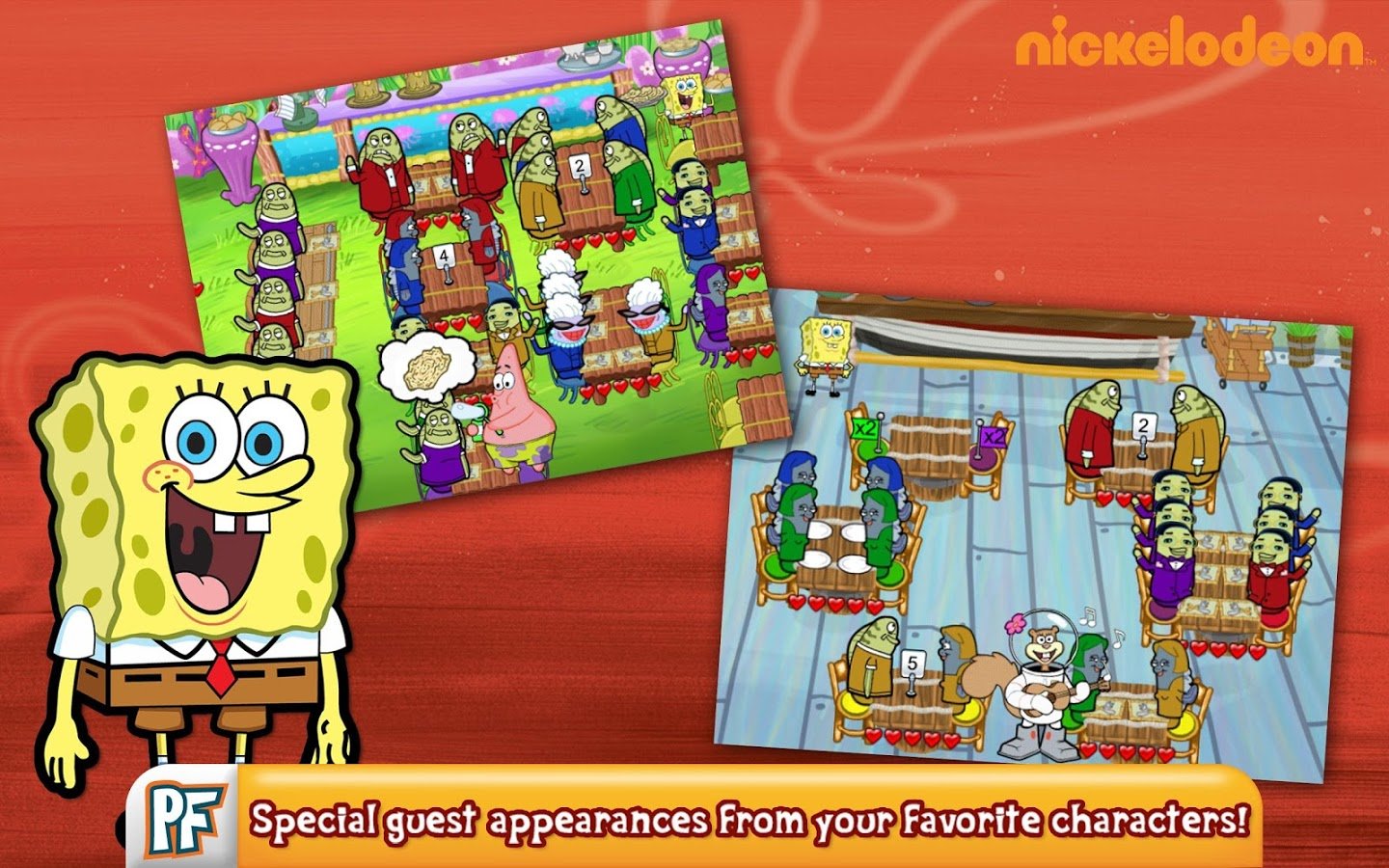 SpongeBob Diner Dash — скриншот 2