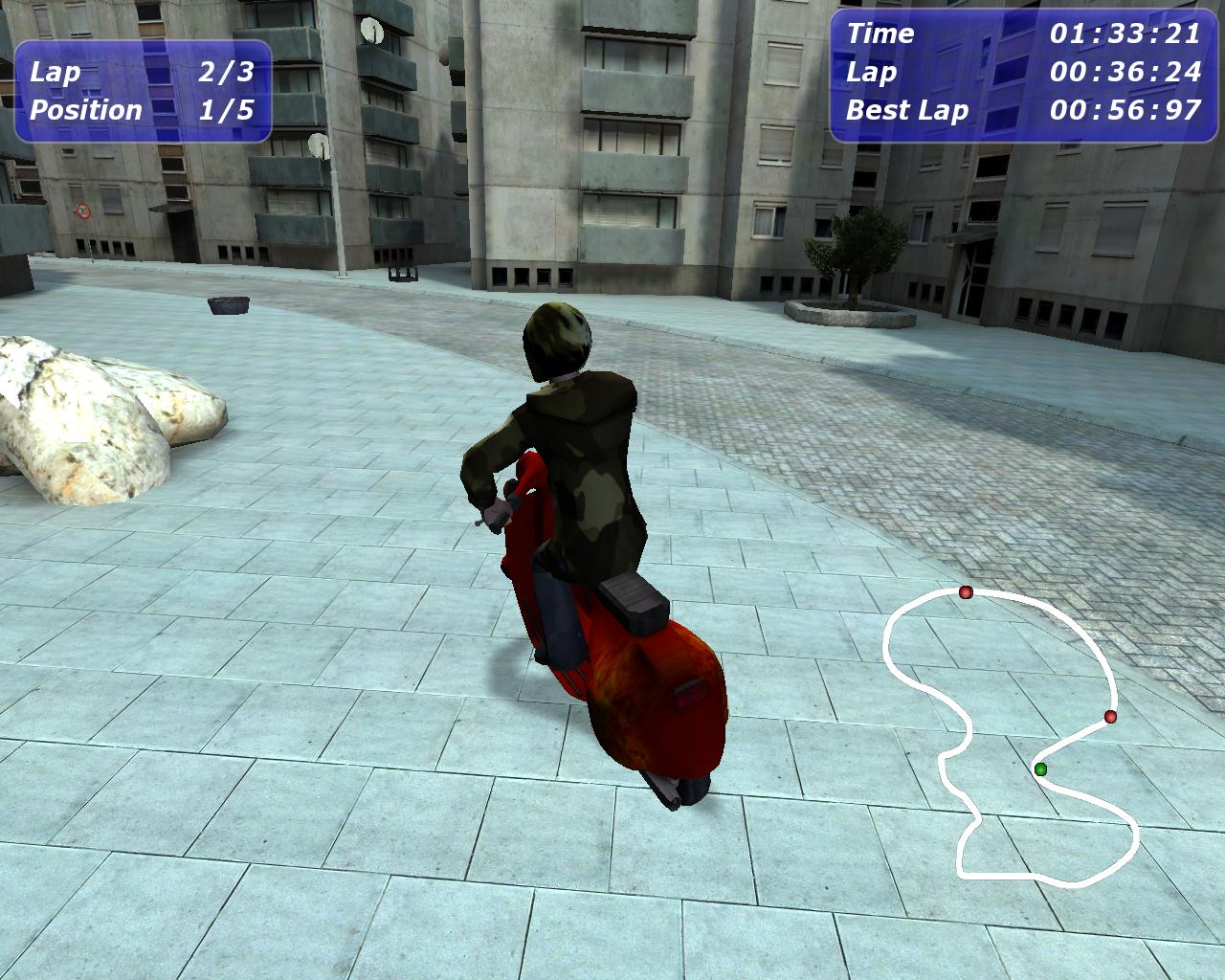 Mofa Racer — скриншот 1
