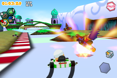 Krazy Kart Racing — скриншот 1