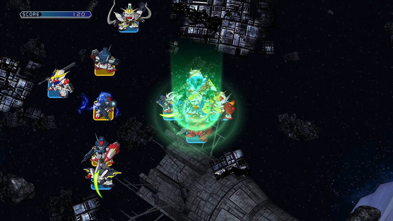 SD Gundam G Generation Cross Rays — скриншот 1