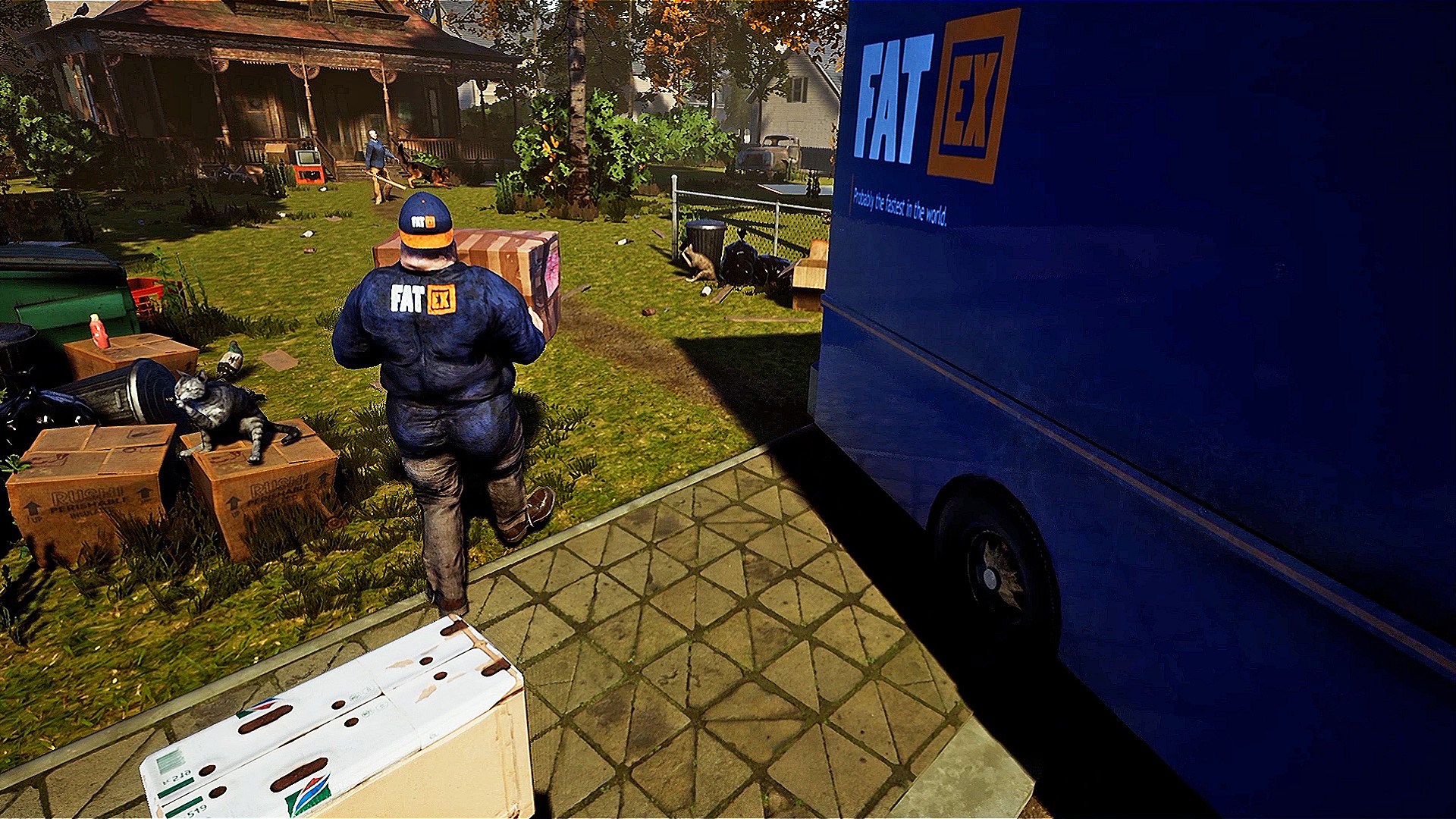 Fat[EX] Courier Simulator — скриншот 5