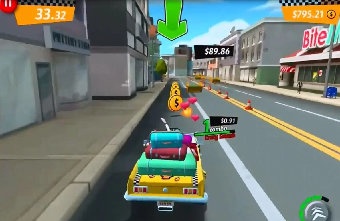 Crazy Taxi: City Rush – обзоры и оценки, описание, даты выхода DLC,  официальный сайт игры