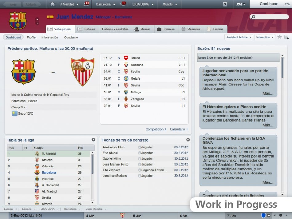 Football Manager 2012 — скриншот 4