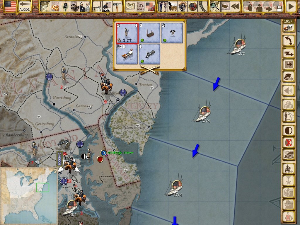 Gary Grigsby's War Between the States — скриншот 7