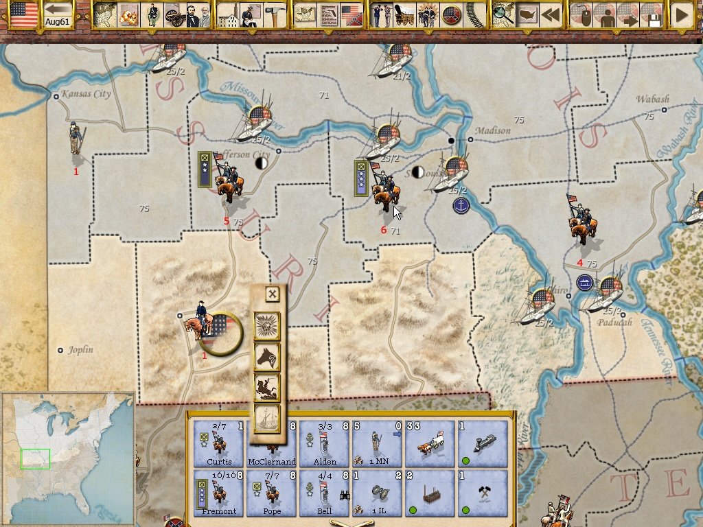 Gary Grigsby's War Between the States — скриншот 4
