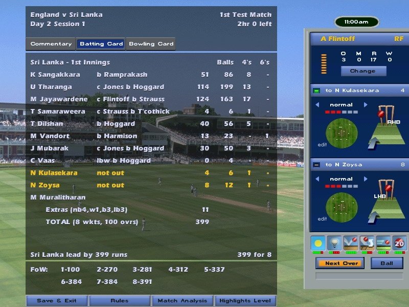 International Cricket Captain 2006 — скриншот 7