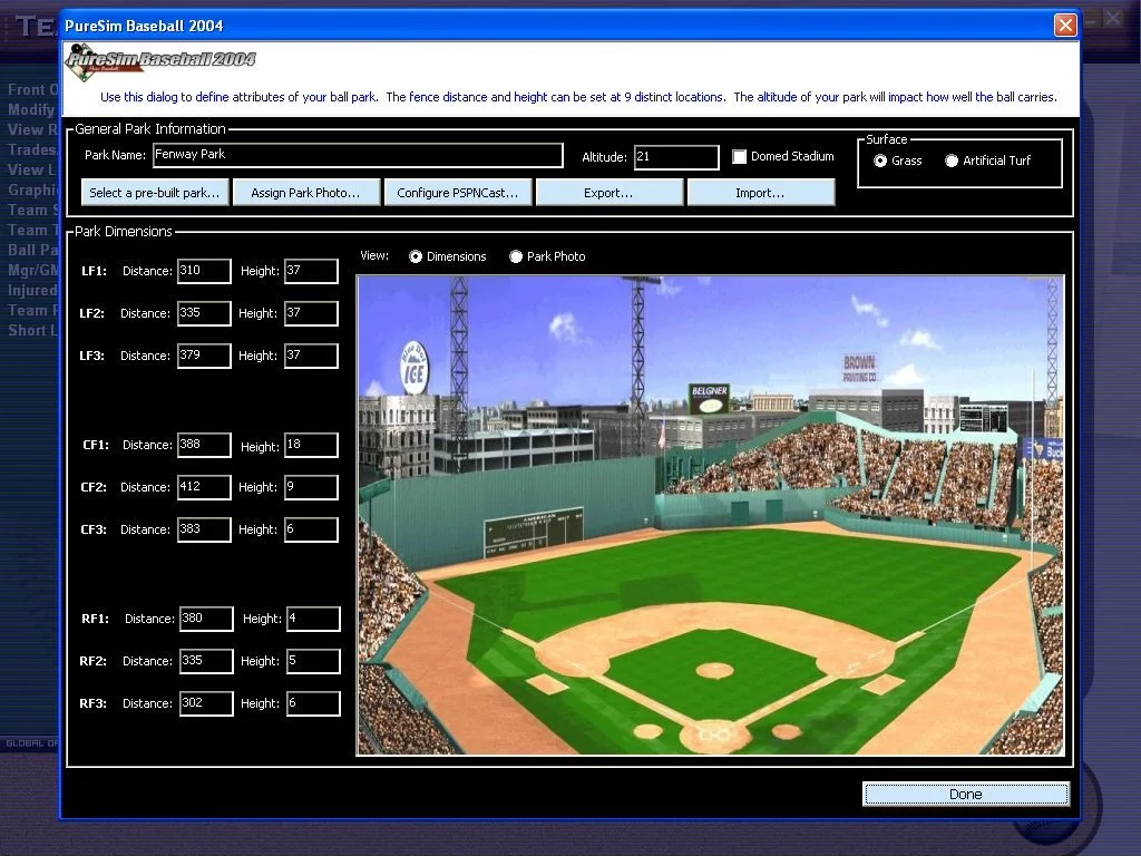 PureSim Baseball 2004 - кадр 15