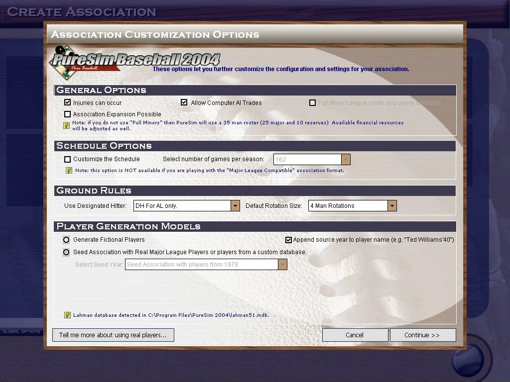 PureSim Baseball 2004 - кадр 3