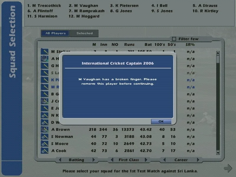 International Cricket Captain 2006 - кадр 18