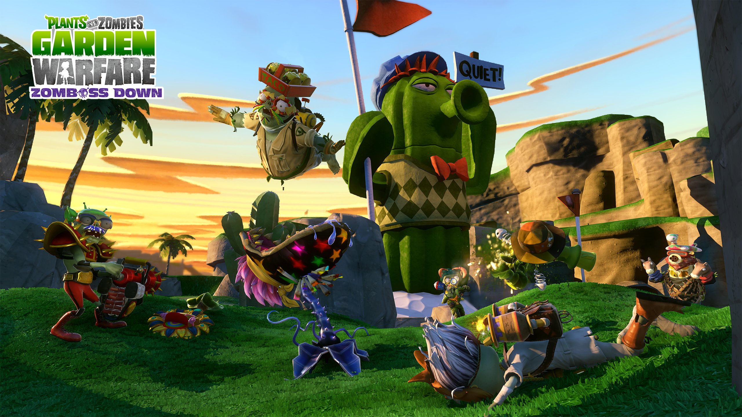 Plants vs. Zombies: Garden Warfare - Zomboss Down — скриншот 1