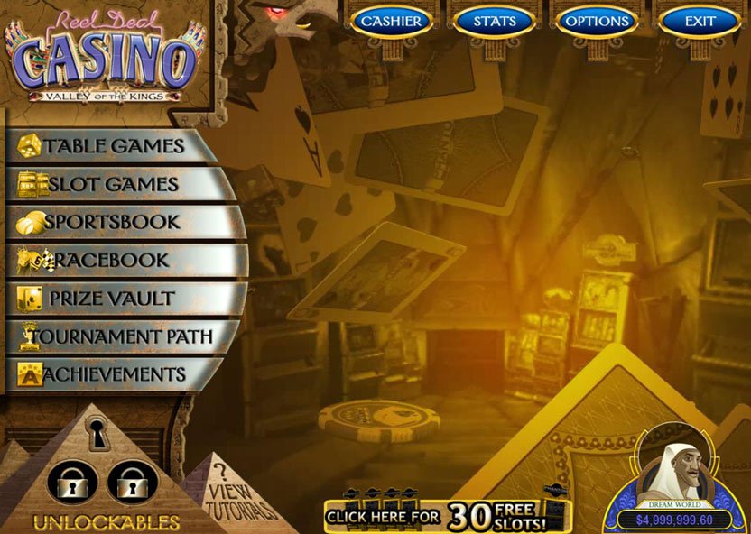 Reel Deal Casino: Valley of the Kings — скриншот 1