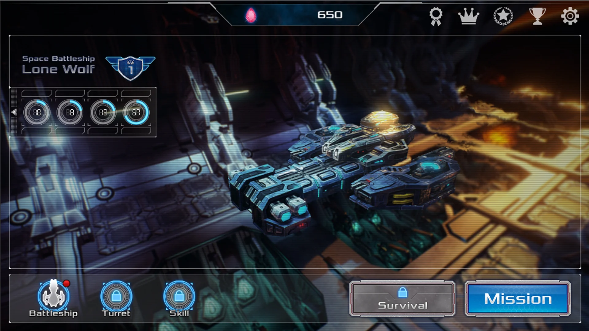 Battleship Lonewolf - кадр 1