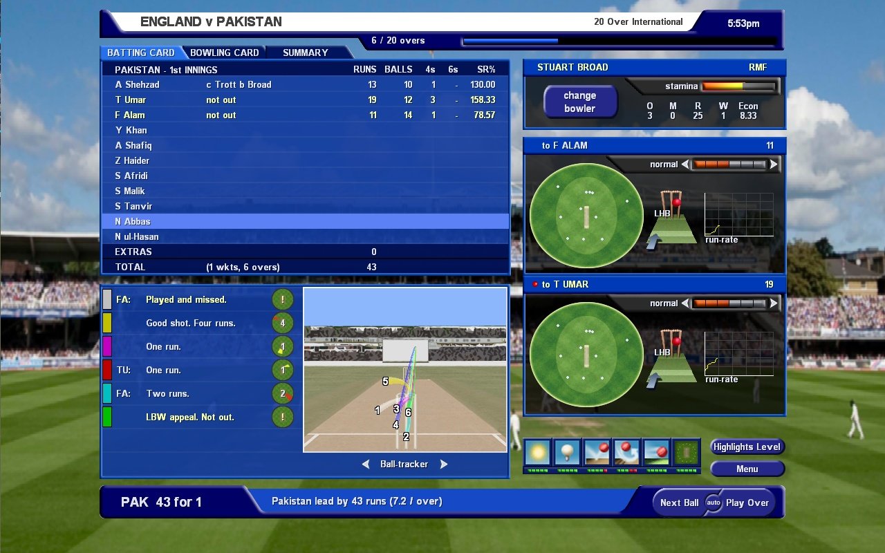 International Cricket Captain 2011 — скриншот 2