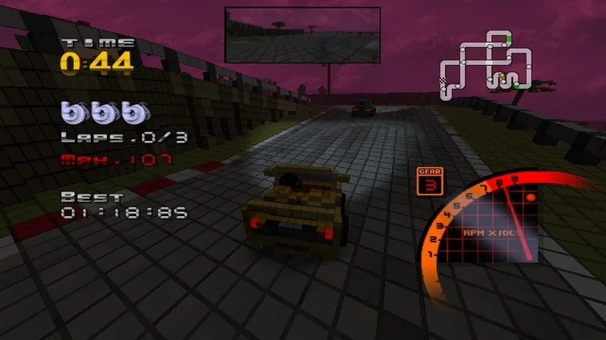 3D Pixel Racing - кадр 12
