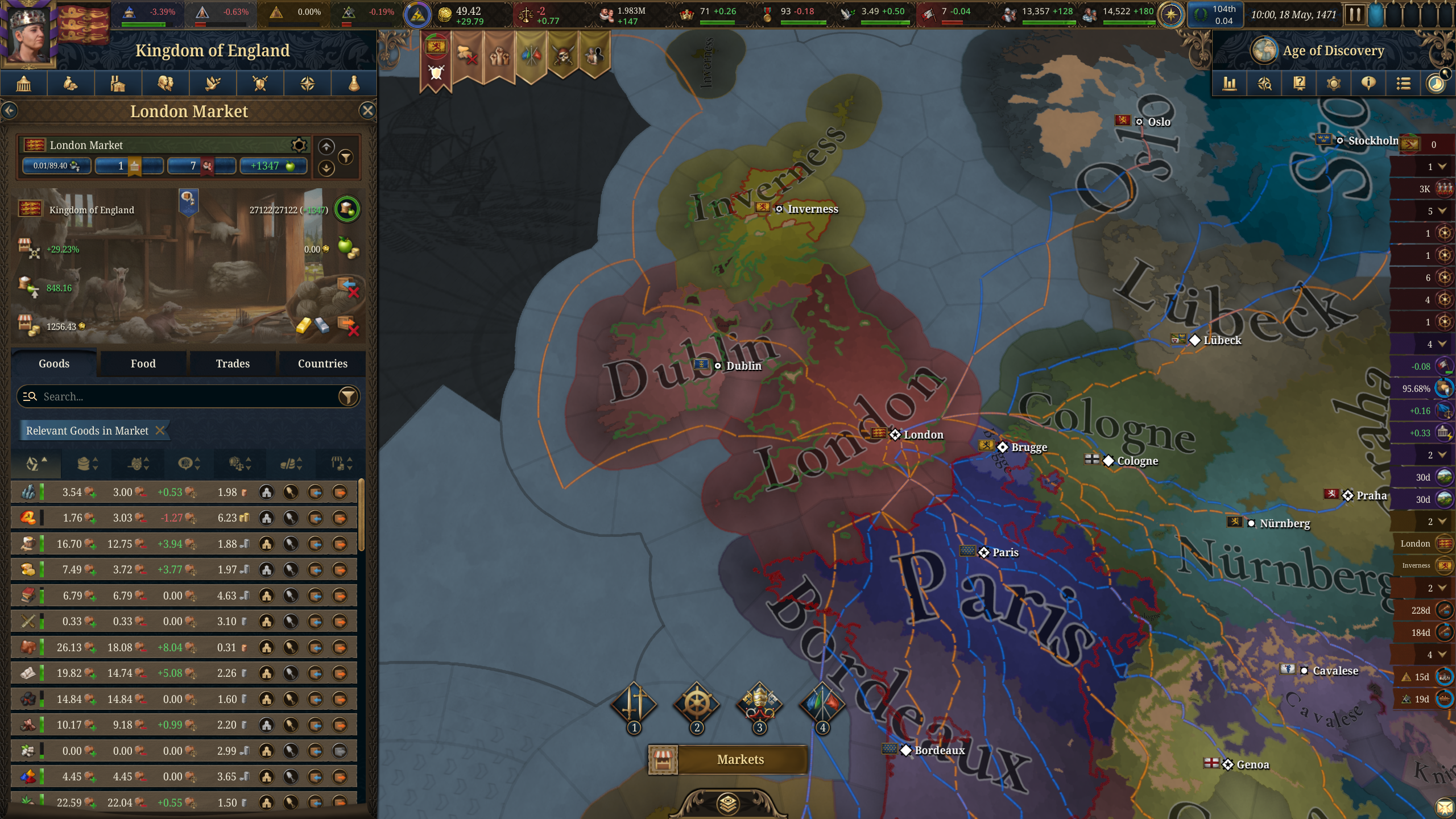 Europa Universalis 5 — скриншот 7
