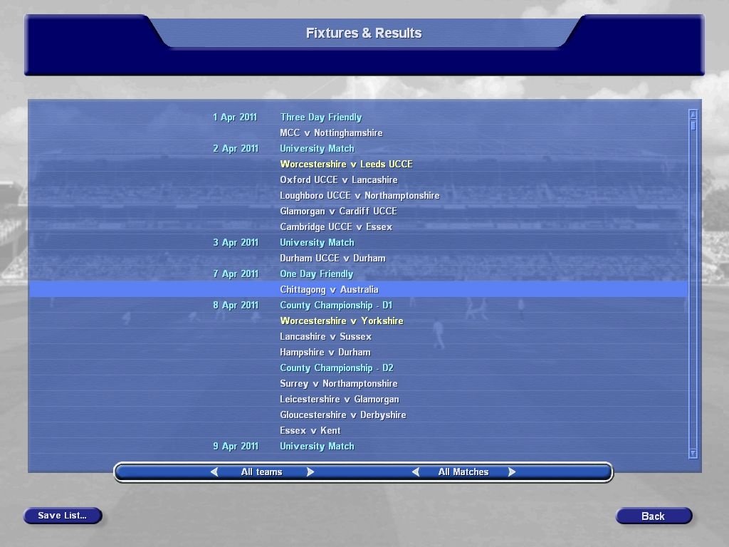 International Cricket Captain 2011 — скриншот 6