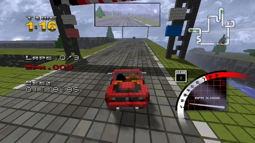 3D Pixel Racing - кадр 7