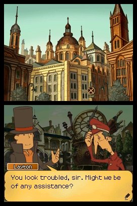 Professor Layton and the Unwound Future — скриншот 1