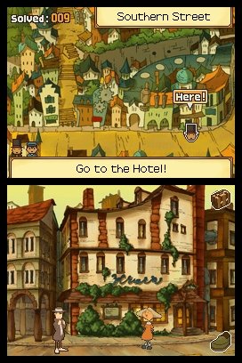 Professor Layton and the Unwound Future — скриншот 2