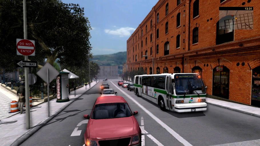 Bus & Cable Car Simulator: San Francisco — скриншот 2
