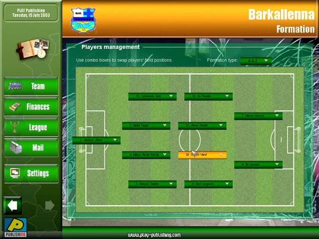 Super League Manager 2005 - кадр 7